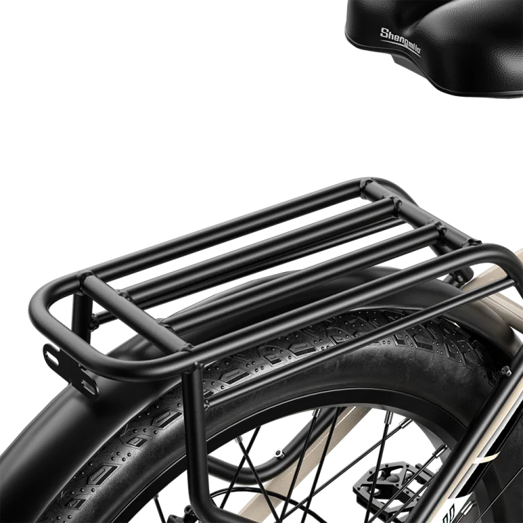 SHENGMILO Sepeda Listrik Hibrida 48V 2000W 17.5Ah 26*3.0 Ban Lemak Sepeda Gunung Wanita dengan Motor Hub Belakang Off-Road untuk Dewasa