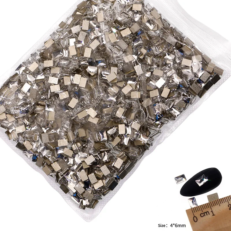 VDD P501-P540 Großhandel 1440 Stück Glas-Kristall-Strasssteine mit flacher Rückseite, Glitzersteine für Nagelkunst, DIY-Bastelarbeiten und Dekoration – Detail 24