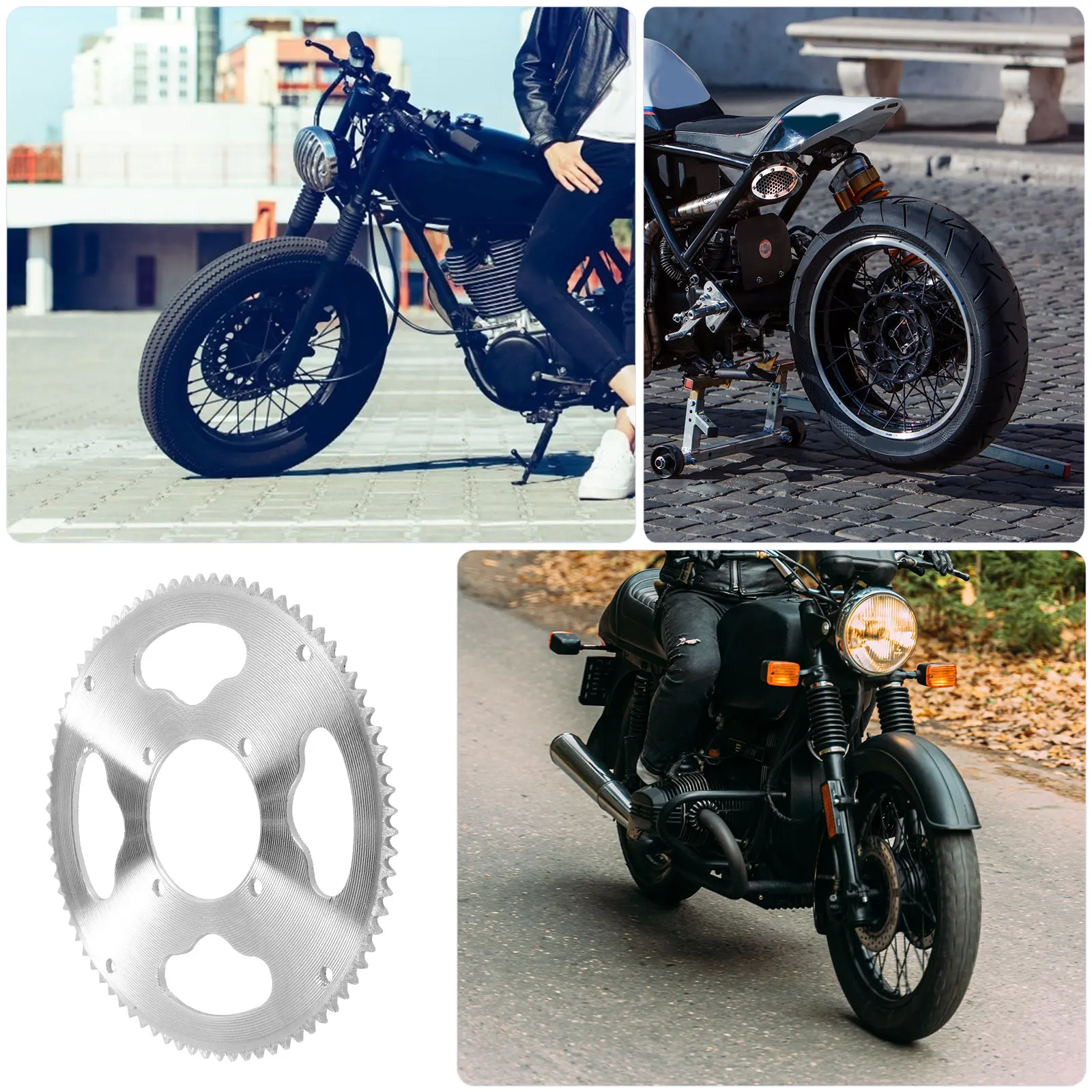 

Sturdy Iron Rear For Replacement Durable Off-Road Protective Motorcycle Chain Wear Resistant For Modification Iron Motorcycle