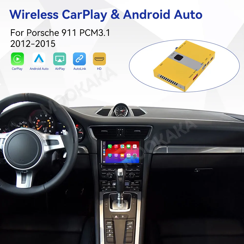 Linux Carplay BOX Android Auto For Porsche 911 2012-2015 PAM3.1 GPS Navigation Multimedia TV Smart Module Mirror Link Head Unit