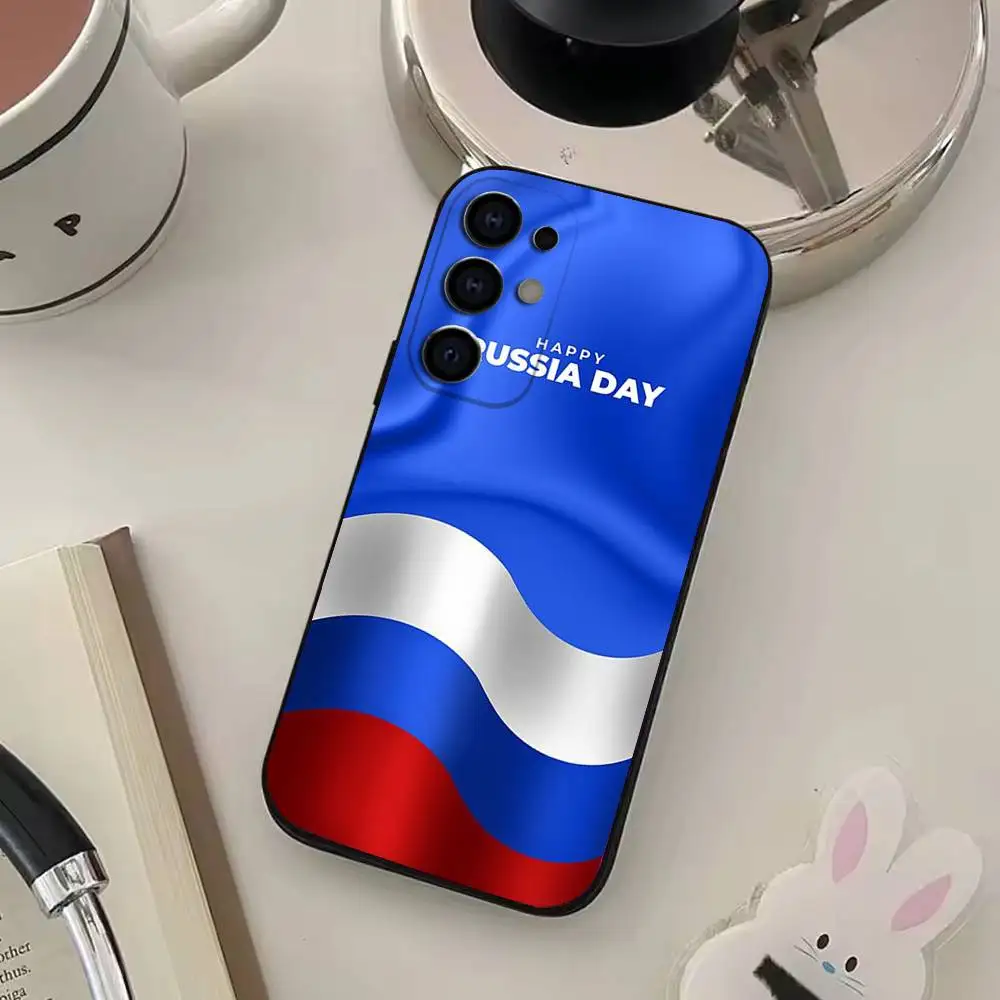 Чехол для телефона R-Russia с флагом F для Samsung S25, S24, S21, S22, S23, S30, Ultra, S20, Plus, Fe, Lite, Note, 10,9,5G, черный чехол
