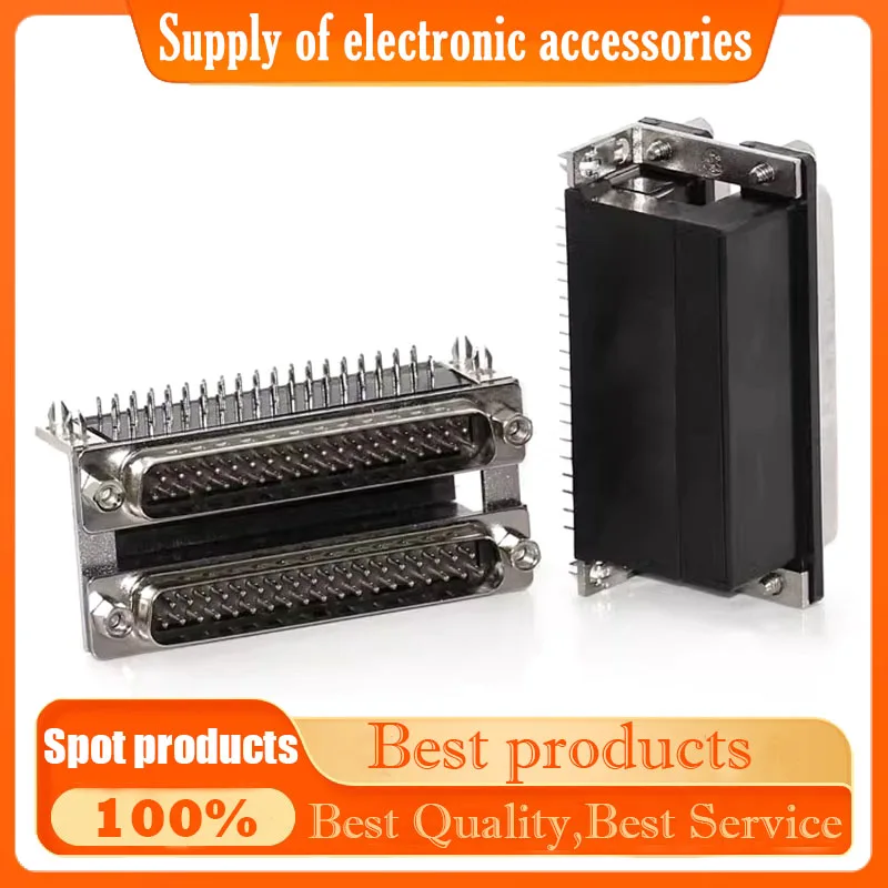 

1 шт. двойной DR37M-DR37M, шаг 19,5, заклепка, замок DB37P, двойной штекер-папа, 37-контактная головка передачи видео