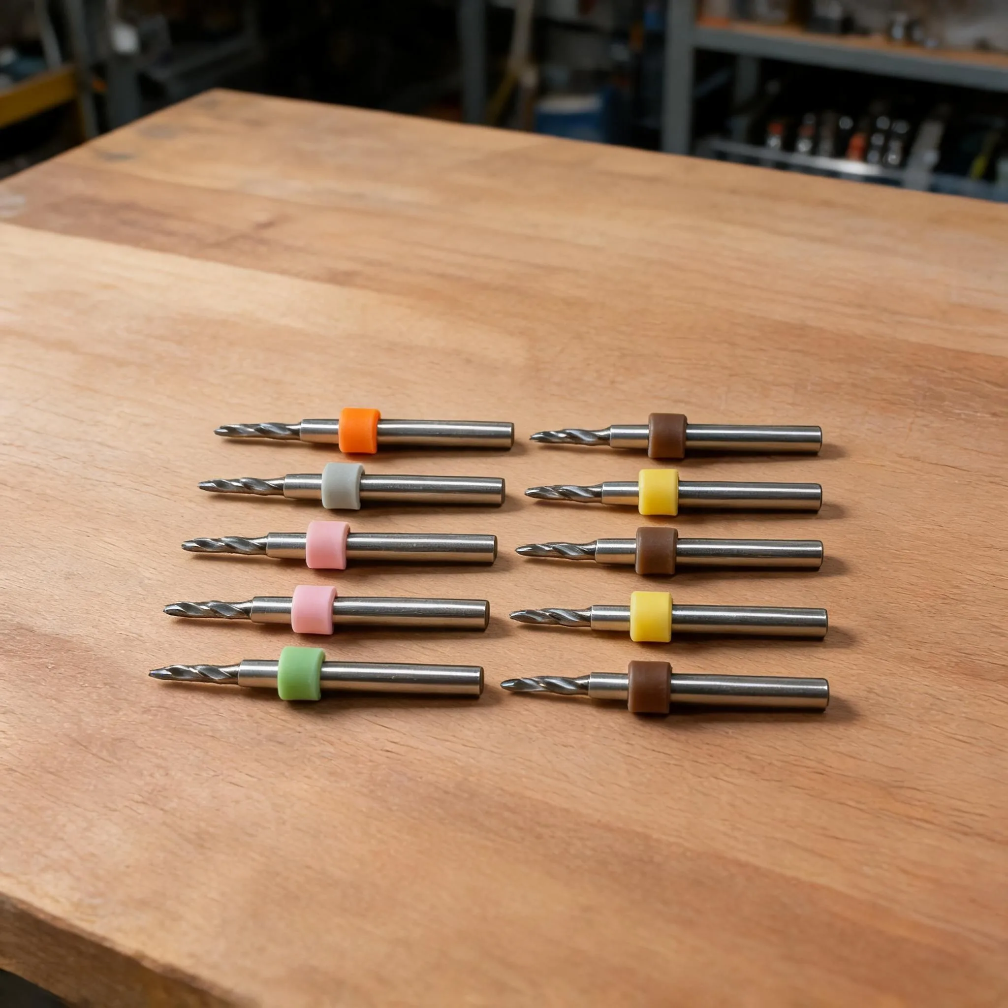Coated 10 Drill Bits For PCB Milling Cutters Perfect For Circuit Board Carving And Detailed Drilling Smooth Chip Removal