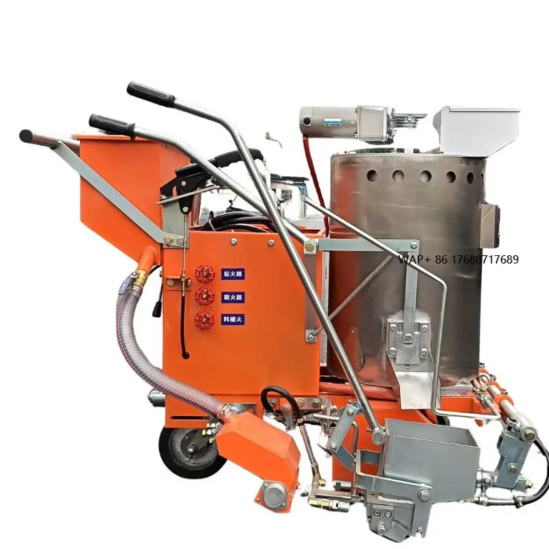 Automatic Electric Thermoplastic Road Marking Line Machine with Engine-Road Painting & Marker Machine