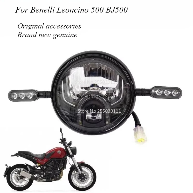 For Benelli Leoncino 500 BJ500 Motorcycle Headlight Headlamp with Turn Signal Flashers Lights