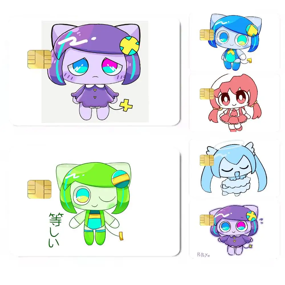 Cute-e Pepoyo-o Credit Card HD Stickers Premium matte film effectively prevents fingerprints and daily abrasion.