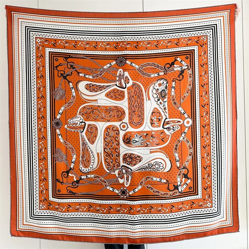 

Winter Warm Scarf 135CM Luxury Designers Shawls Hijab Women Head Clothing Accessories Lover Mother Christmas Gift