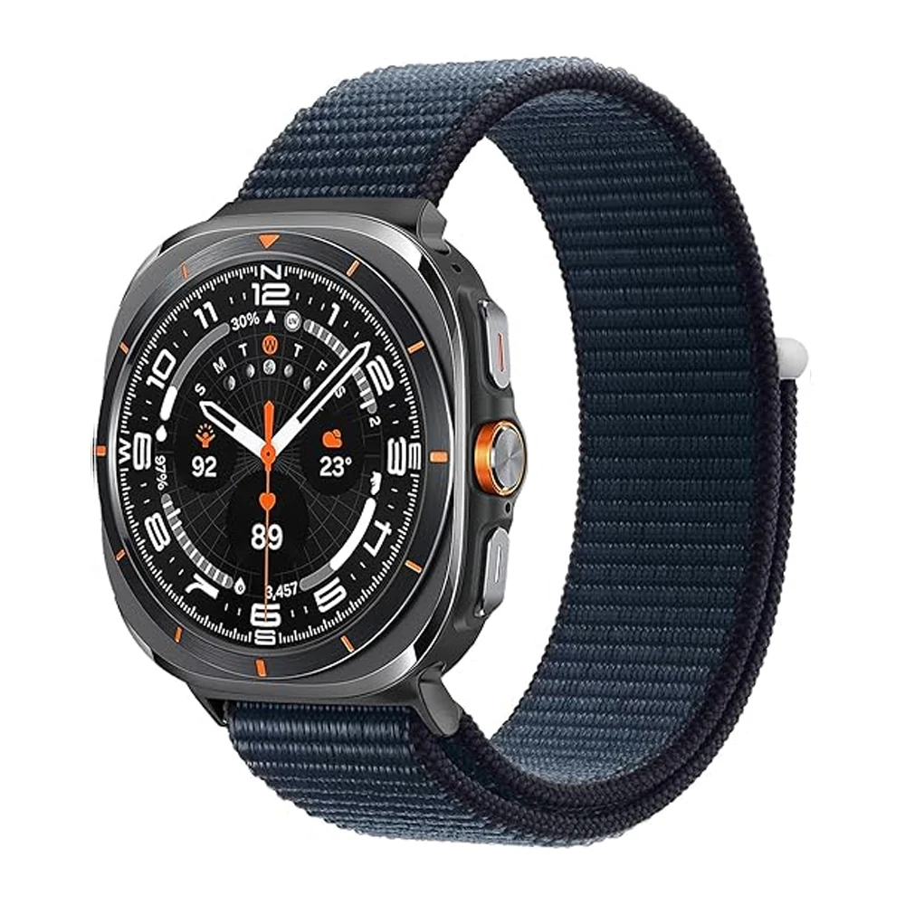 أحزمة رياضية من النايلون لساعة سامسونج جالاكسي الترا 47 ملم ملحقات الساعات الذكية سوار المعصم كوريا جالاكسي ساعة 7 الترا باند