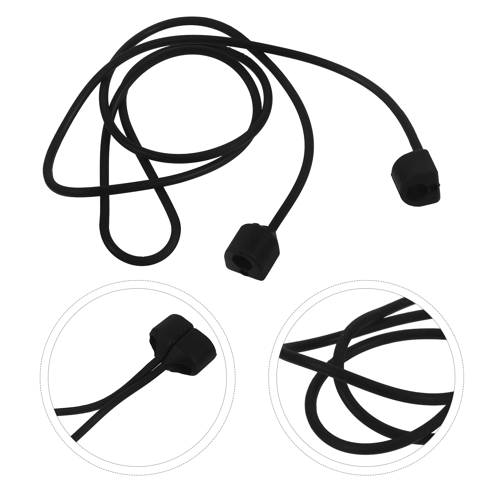 

Anti-lost Headset Magnetic Neck Strap Holder Silicone Rope for Earplugs Earbud Silica Gel