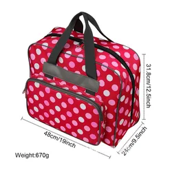 Sewing Machine Storage Bag 48x31.8x24cm Tote Portable Travel Home Organizer Bag Case For Sewing Tools Accessories