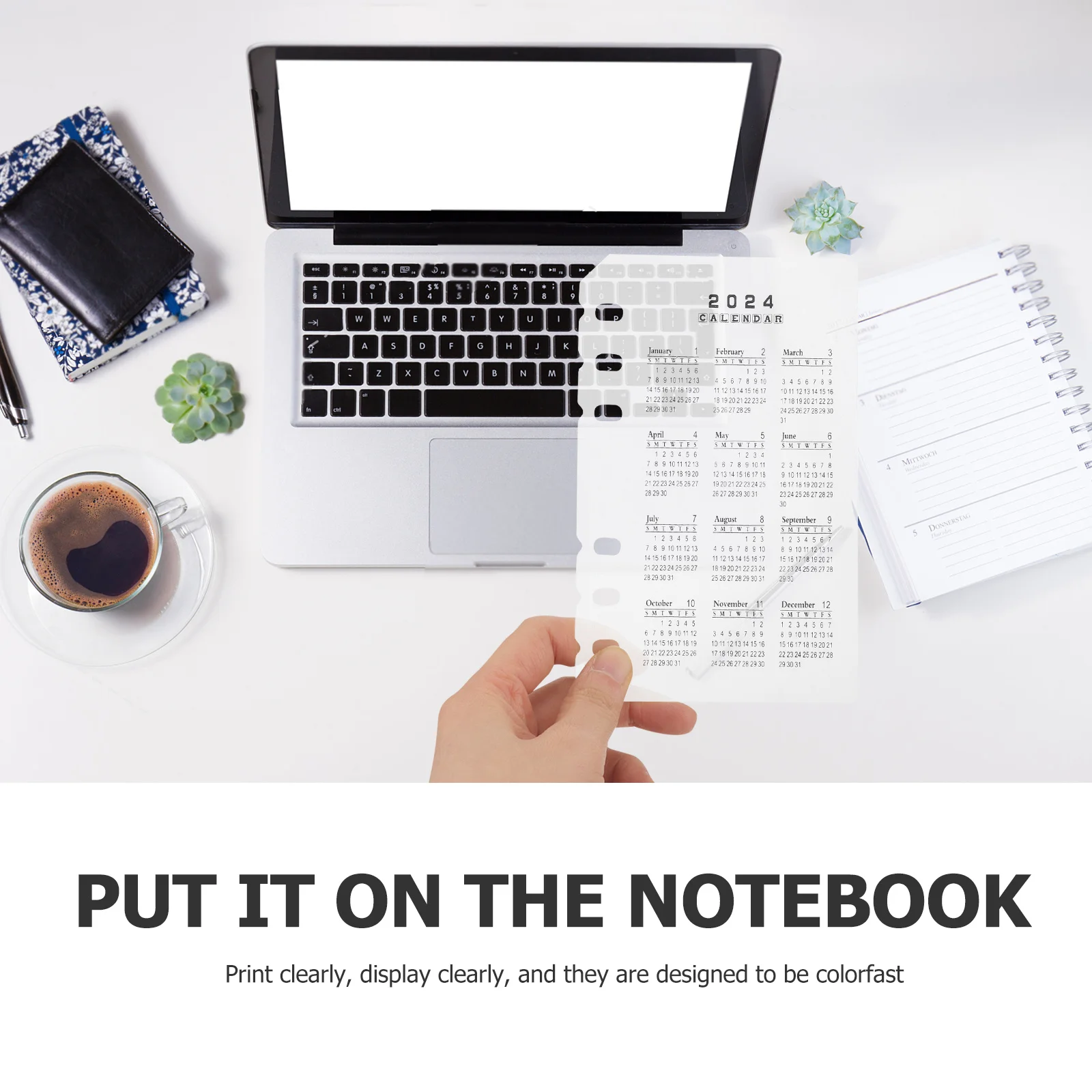 5pcs A6 Divider Binder Separator Transparent Loose Leaf Notebook Calendar Organizer Replaceable Portable Dividers