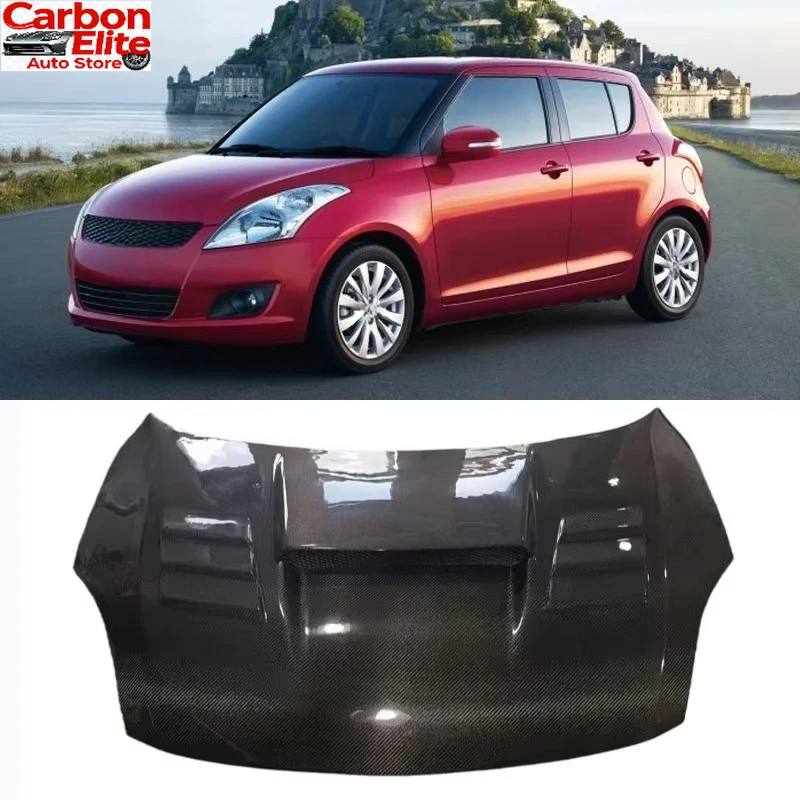 

Vented Style FORSuzuki Swift Sport ZC31S 2004-2009 Carbon Fiber Hood