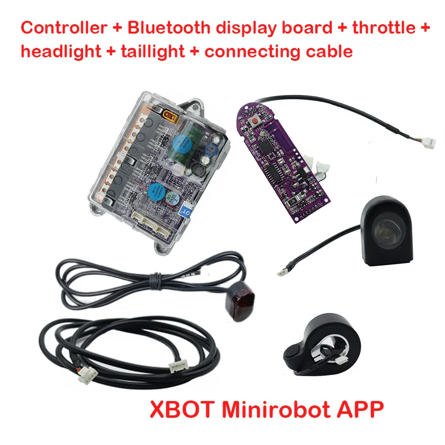 XBOT Controller for m365 8.5 inch Electric Scooter with minirobot App 350W 36V Control Dashboard Module Complete Replacement Kit