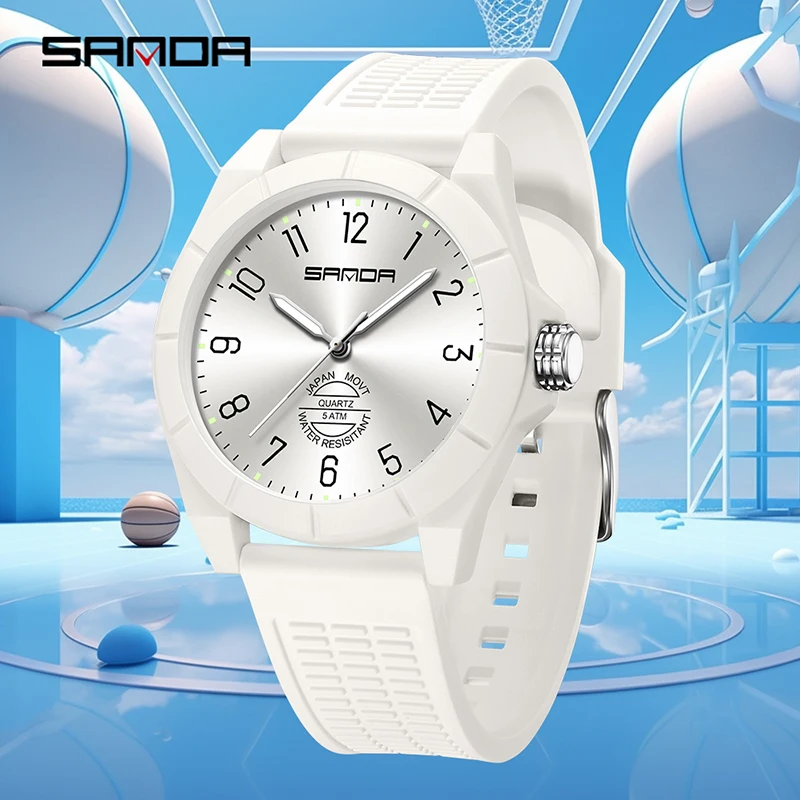 Reloj de cuarzo de estilo minimalista Para Mujer, pulsera elegante, resistente al agua, a la moda