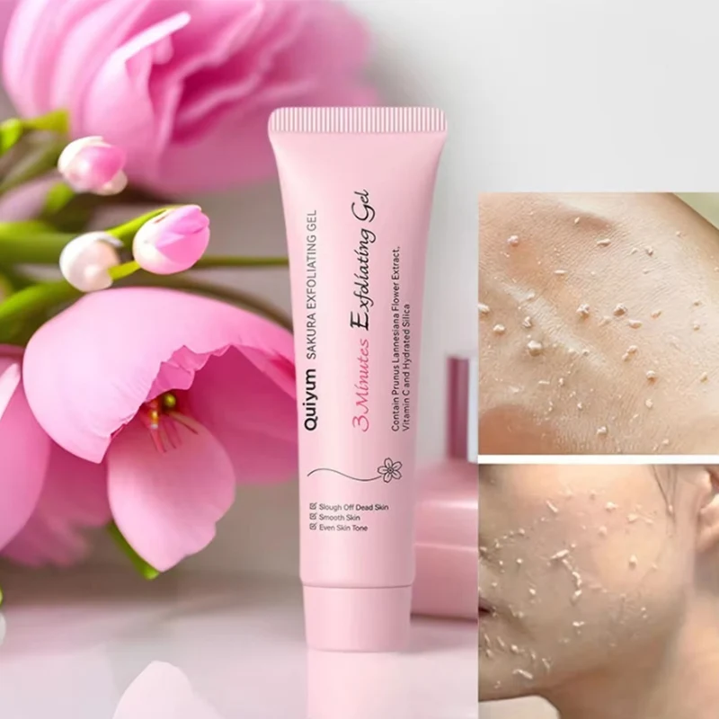 

3/2/1 шт. отшелушивающий гель Sakura 30 г отшелушивающий скраб для лица и тела, глубоко очищающий увлажняющий отшелушивающий крем для лица, уход за кожей