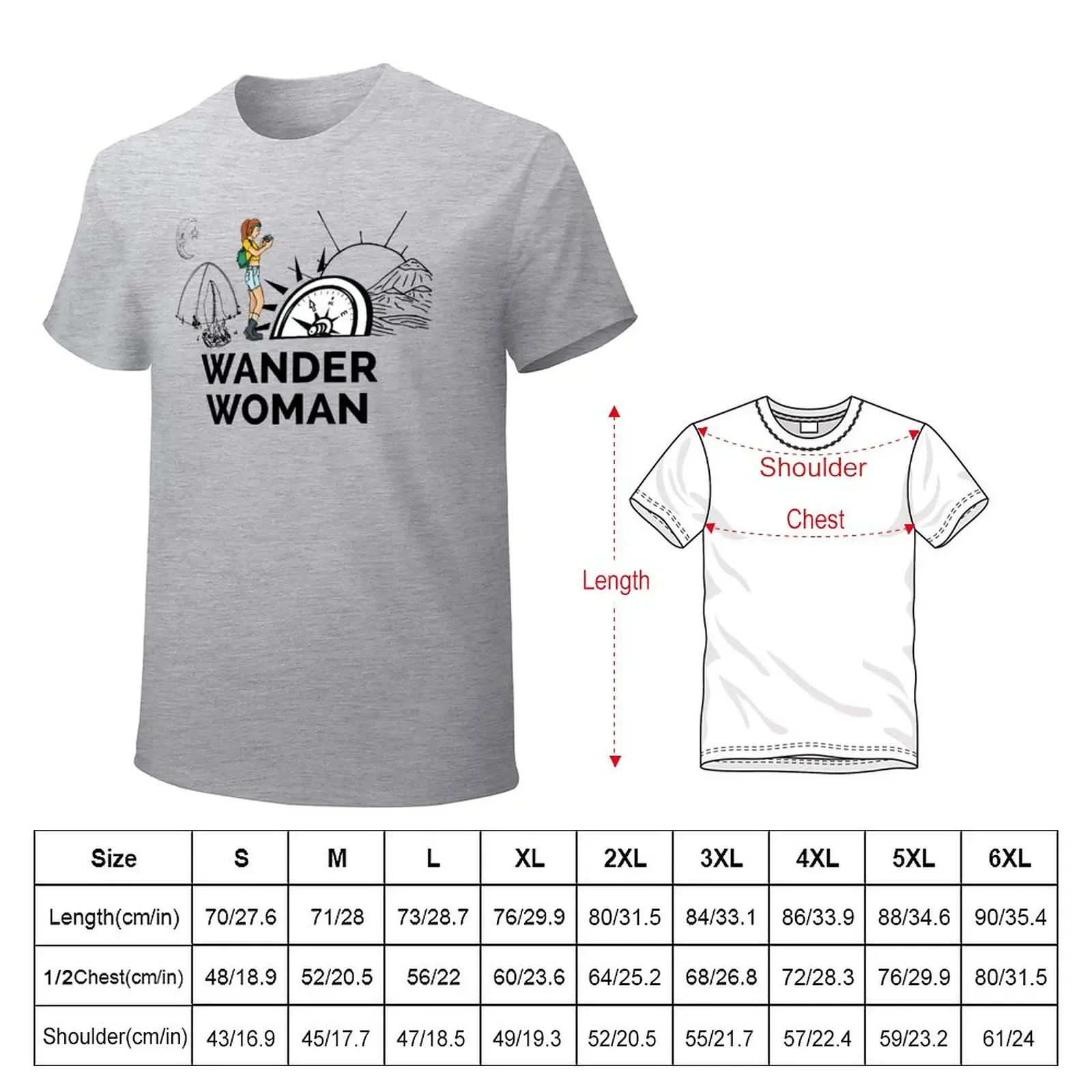 Wander Woman T-Shirt Aesthetic clothing customs mens t shirt graphic boys animal print summer top men clothings