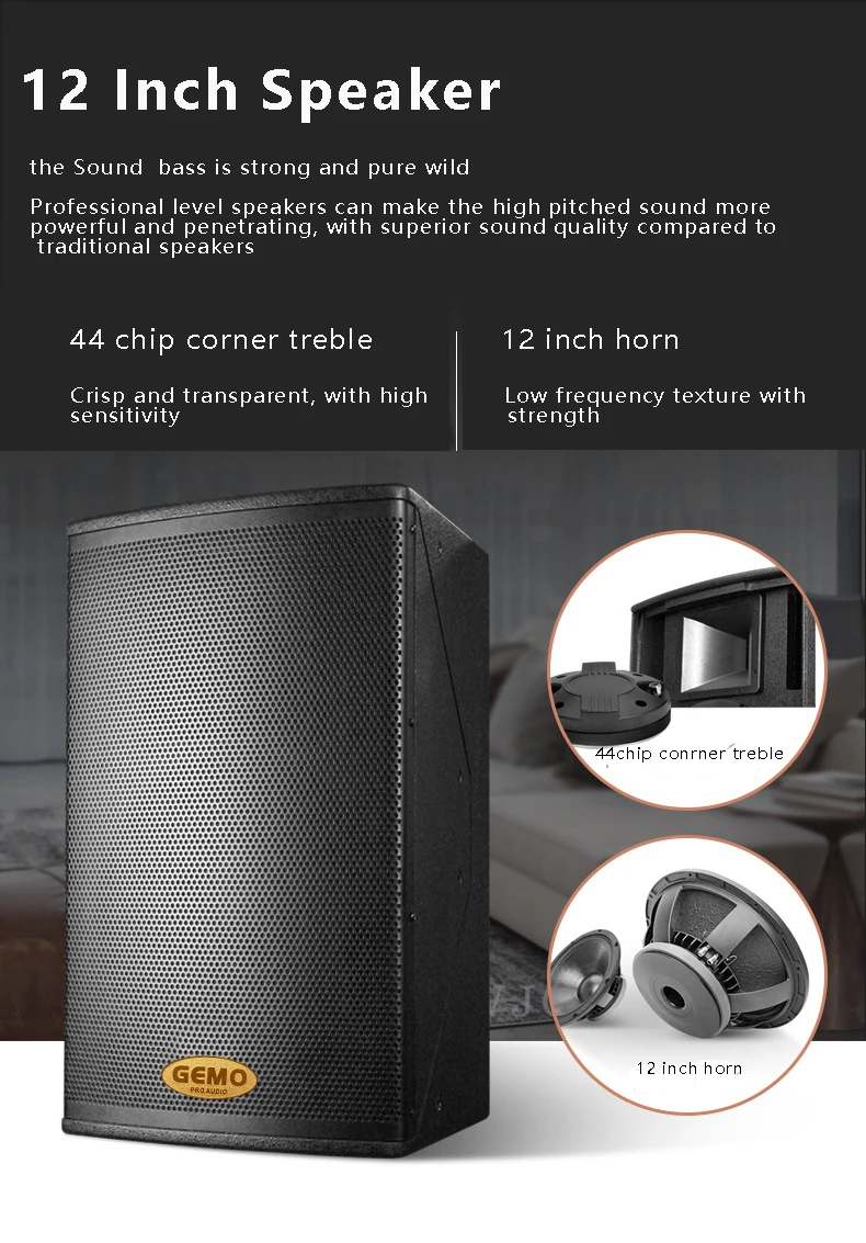 Music System Full Set Professional Commercial KTV Karaoke Machine Voice Jukebox 12inch Speaker Equipment