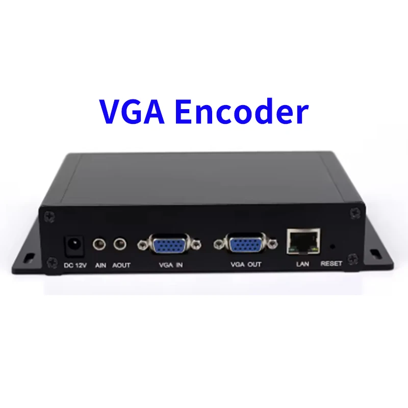 

H.265 VGA Encoder VGA HD Live Audio/Video Encoder Conference Gaming Education IPTV VGA to IP Capture Card No Power Loop Out