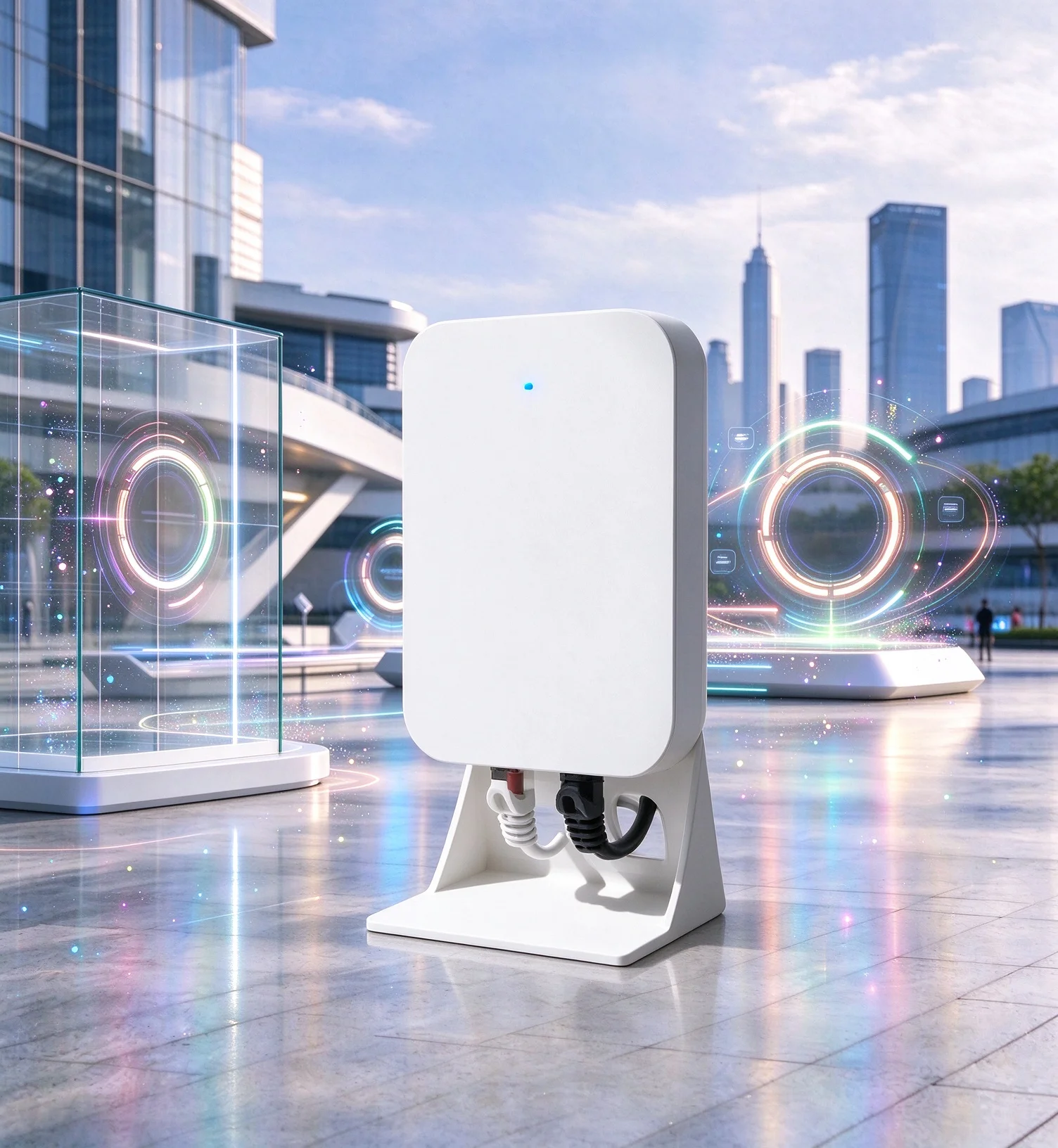 Desktop Bracket For Ubiquiti (U7 IW) Hold Access Point Steadily And Sustain Reliable Working State During Long Time Continuous