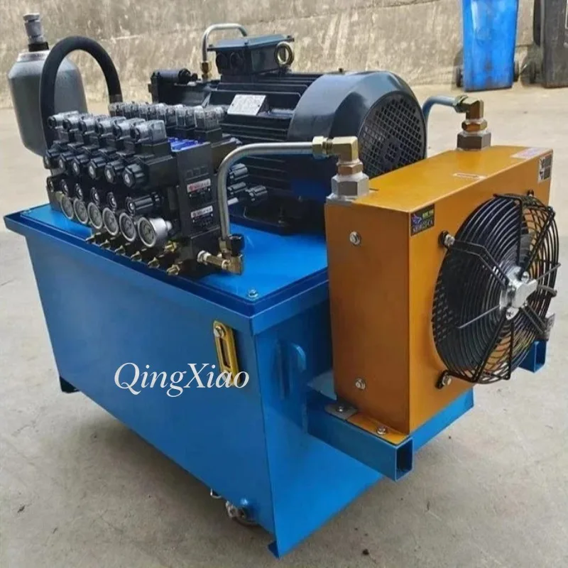 VP20 Micro Hydraulic Pump Station Control System Complete Set Gear Pump Oil Pump Assembly Hydraulic Cylinder Power Unit