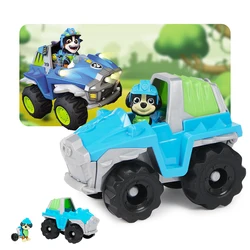 Genuine Paw Patrol Dino Rescue Rex Tracker Chase Rescue Vehicle with Collectible Action Figure Patrulla Canina Children Toy Gift