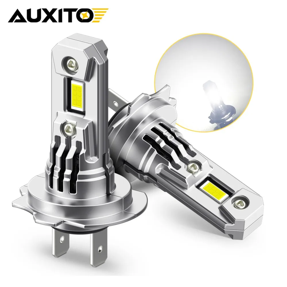 

AUXITO 2 шт. 20000LM H7 светодиодные фонари для автомобиля Volkseagen Mercedes Kia Carens BMW 100W H7 светодиодные автомобильные турбо-фара 12 В белый