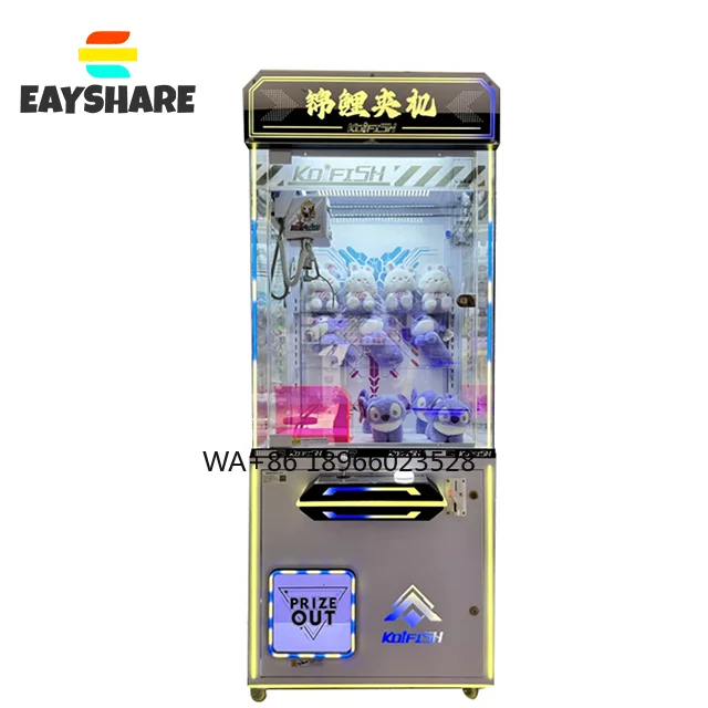 

Wholesale Cheap Coin Operated Games Customize Doll Claw Crane Machine Toy Plushies Crane Machine ODM Support Local POS Payment