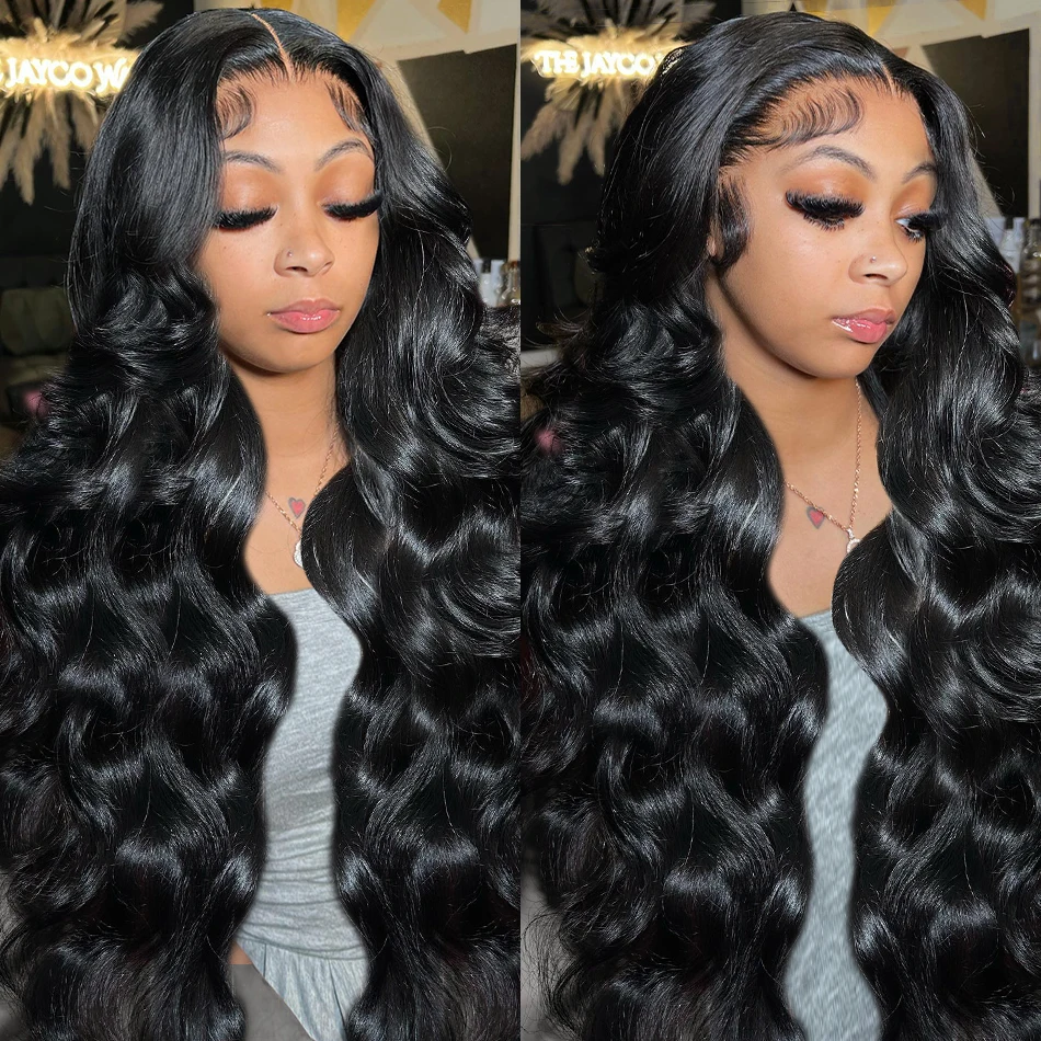 Wigirl Transparent Body Wave13x6 Lace Front Human Hair Wigs 30 40 Inch Brazilian Remy 250 density HD 13x4 Frontal Wig For Women