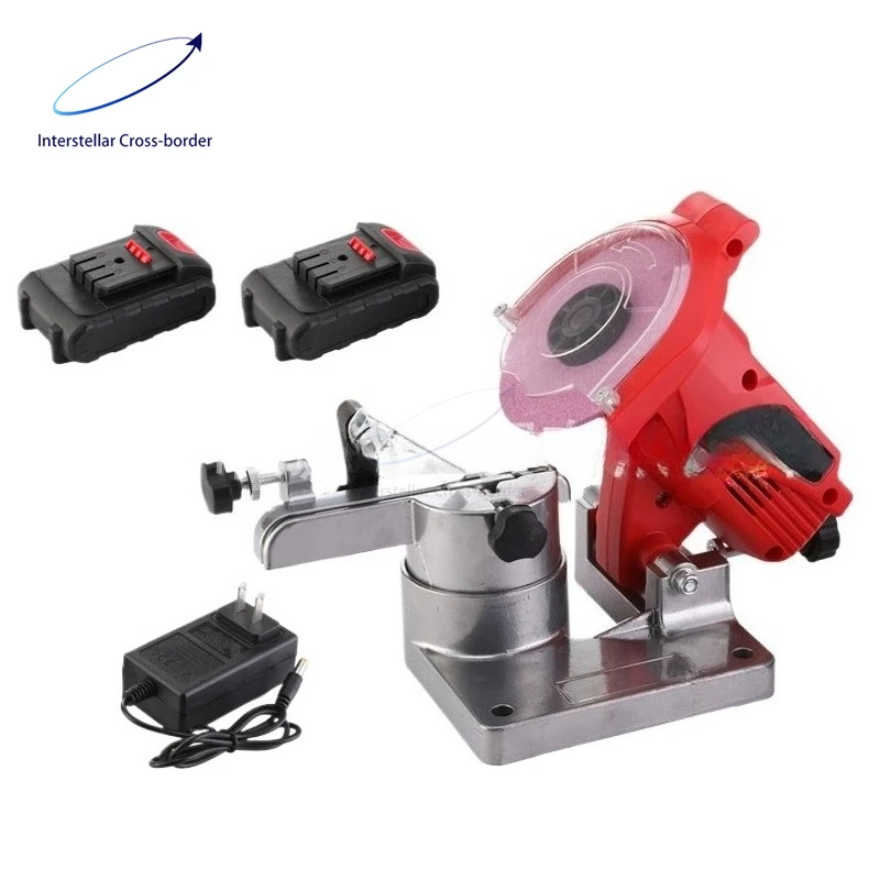 

Lithium Cordless Chain Grinder Electric Sharpener Grinding Head for Chainsaw Sharpening Portable Bench Power Tool