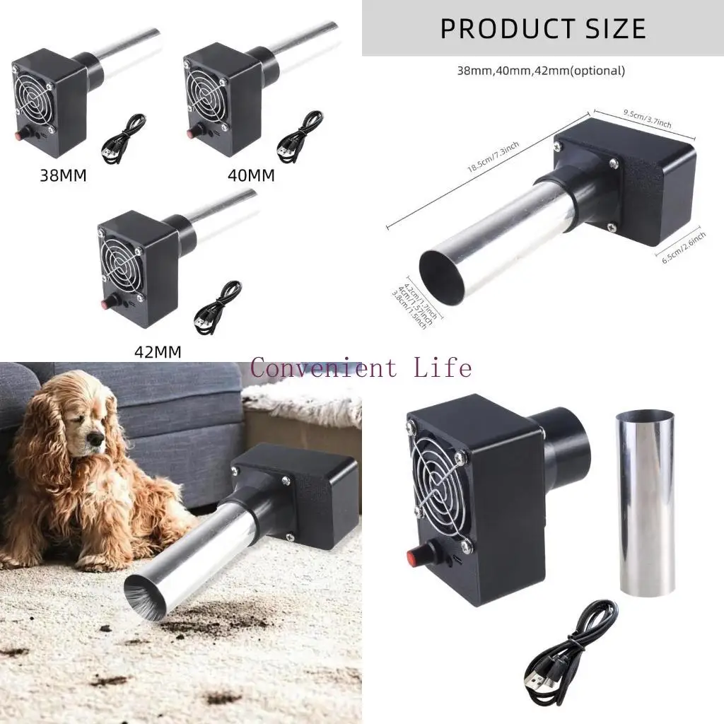 

L1EE Electric Grill Fan Air Blower With Adjustable Speed, Durability Construction For Campfires Use Small Barbecue Blower