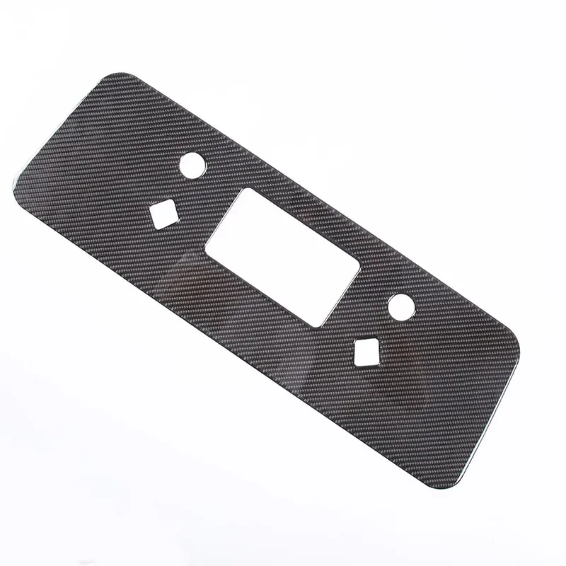 For Mitsubishi Eclipse 2006-2011 Car Rear License Plate Panel Frame Cover Trim Sticker Inner & Outer Car Accessories