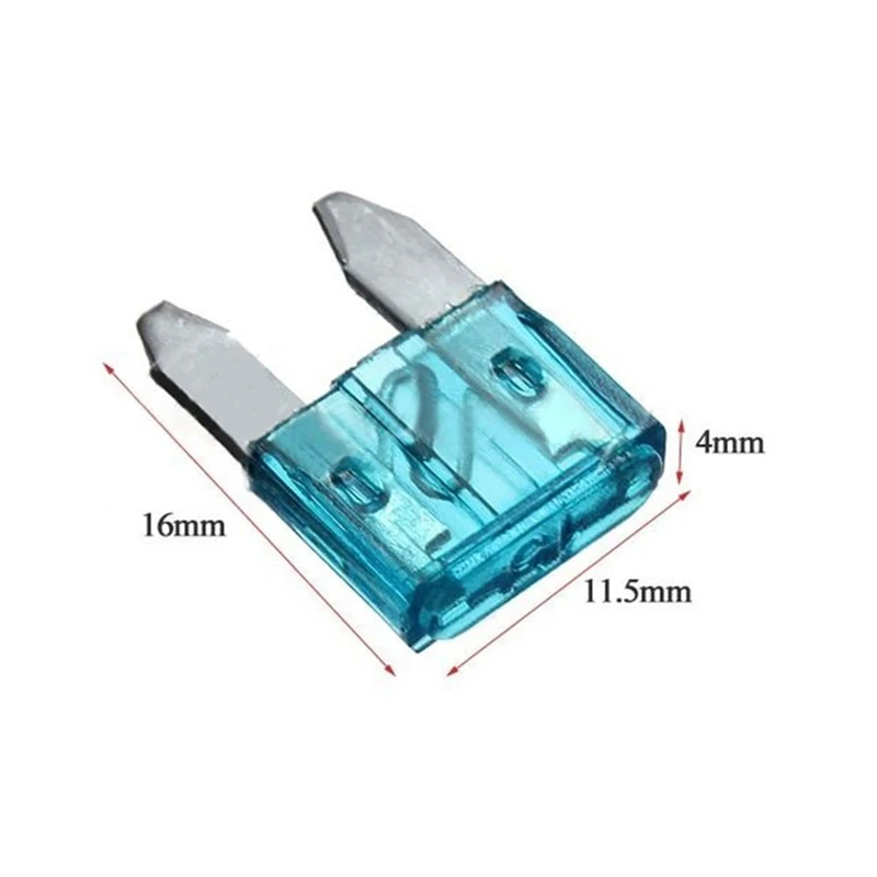 60pcs 5-30A Automotive Blade Fuse Kits Small Size Blade Type Fuse Replacement for Car/ RV/ Truck/ Motorcycle/ Boat etc