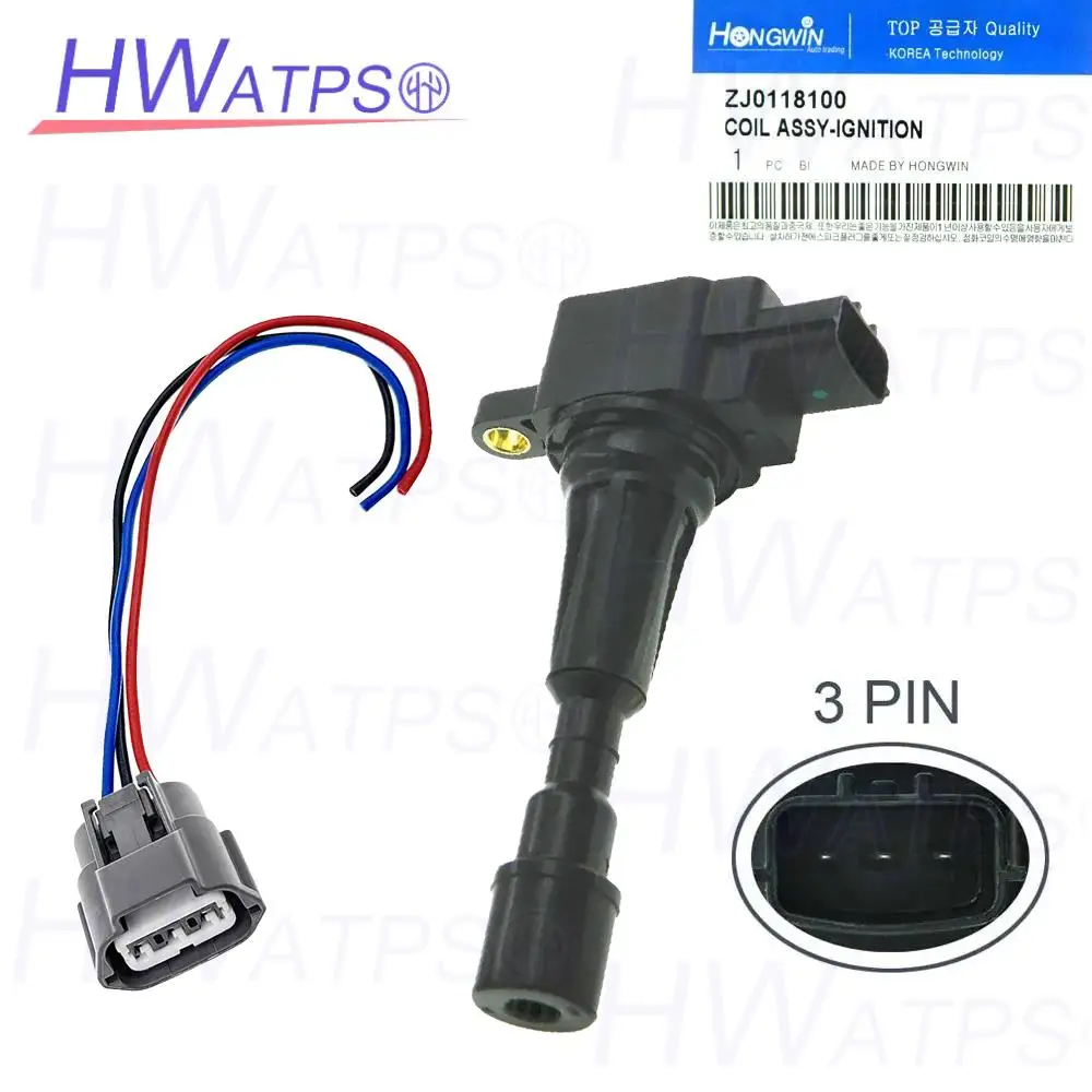 

ZJ0118100 Ignition Coil ZJ01-18-100 ZJ01-18-100A ZJ0118100A For Mazda 3 BL BK Saloon 1.4L 1.6L 2003-2009 AIC-4051 AIC4051