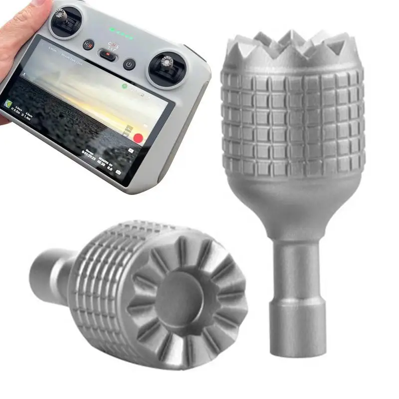 Aluminum Alloy Drone Joystick Multifunctional Remote Controller Joystick Metal Control Thumb Stick Non-Slip Rocker Replacement
