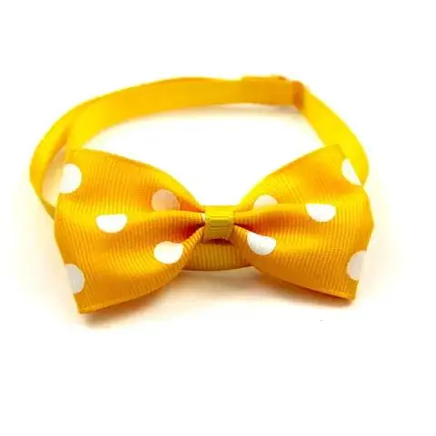 Pet Supplies Accessories Dog Cat Bow Tie Polka Dot Cartoon Adjustable Multicolor Pet Collar Photo Props