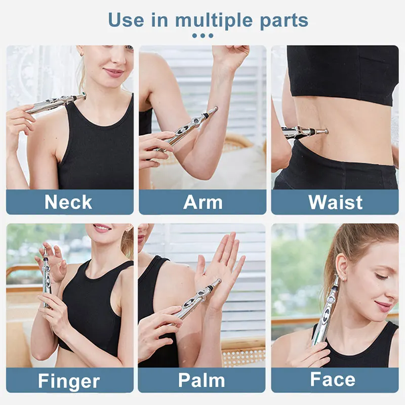 EMS آلة العضلات مدلك الجسم علاجات الاسترخاء تنس الوخز بالإبر القلم تدليك عشرات Fisioterapia العضلات الكهربائية #5