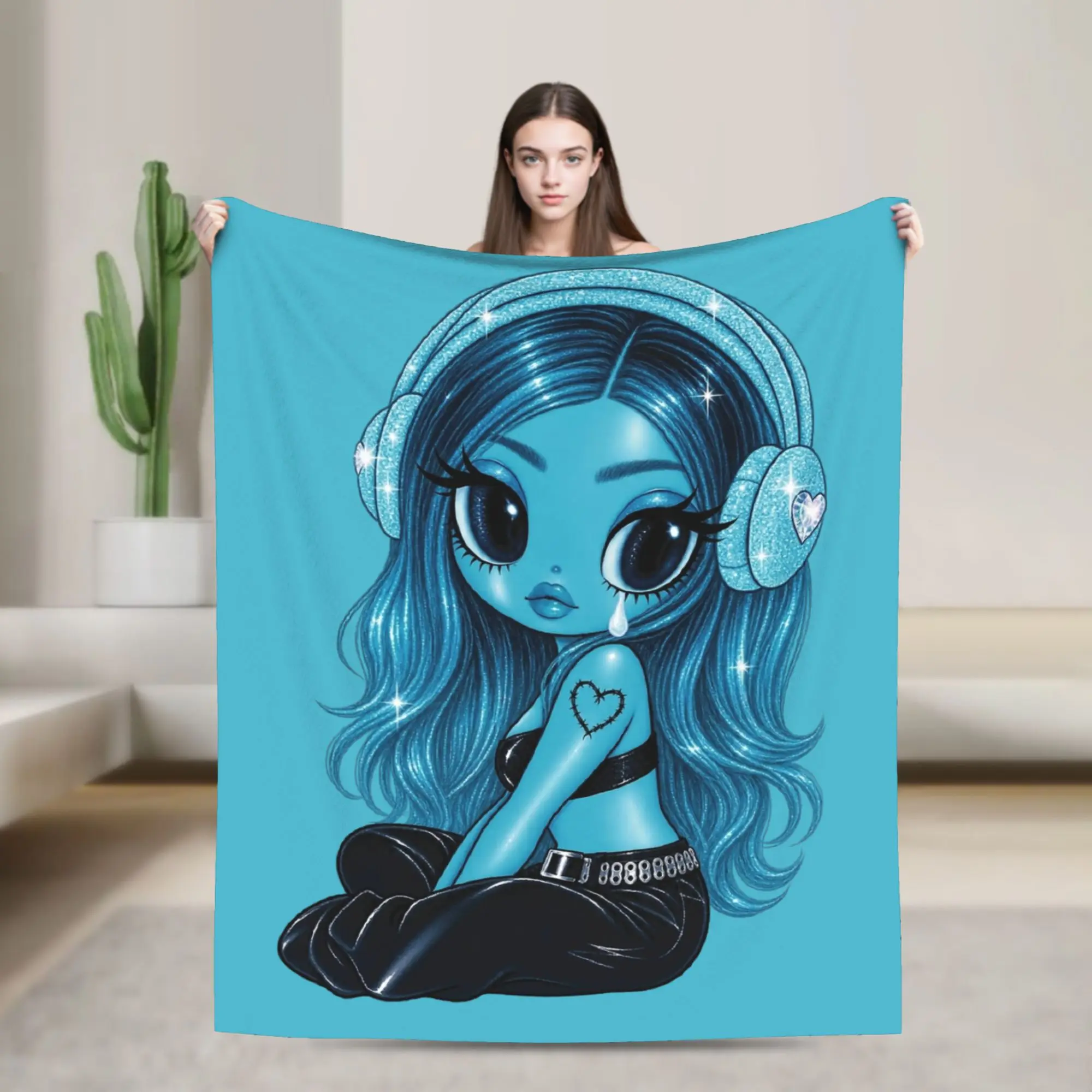 K-Karoled G NMADST New Album Blanket Super Soft Cozy  Throw Blankets for Bed 50x60 Inch Multiple Sizes Plush Thin Quilt
