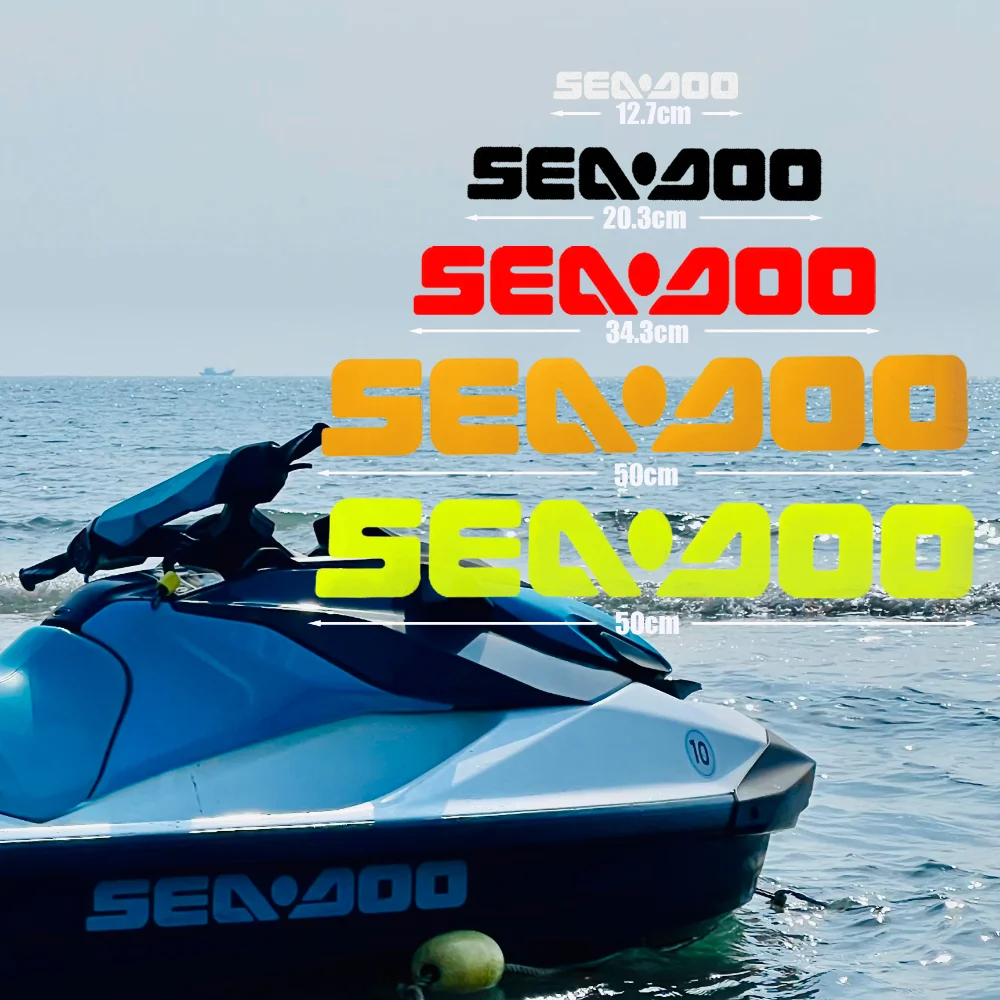 2pcs Jet Ski Stickers SEA DOO Water Boat Sticker Vinyl Decals RXT RXP GTI Spark GTX Waterproof Accessories For BRP SEA-DOO
