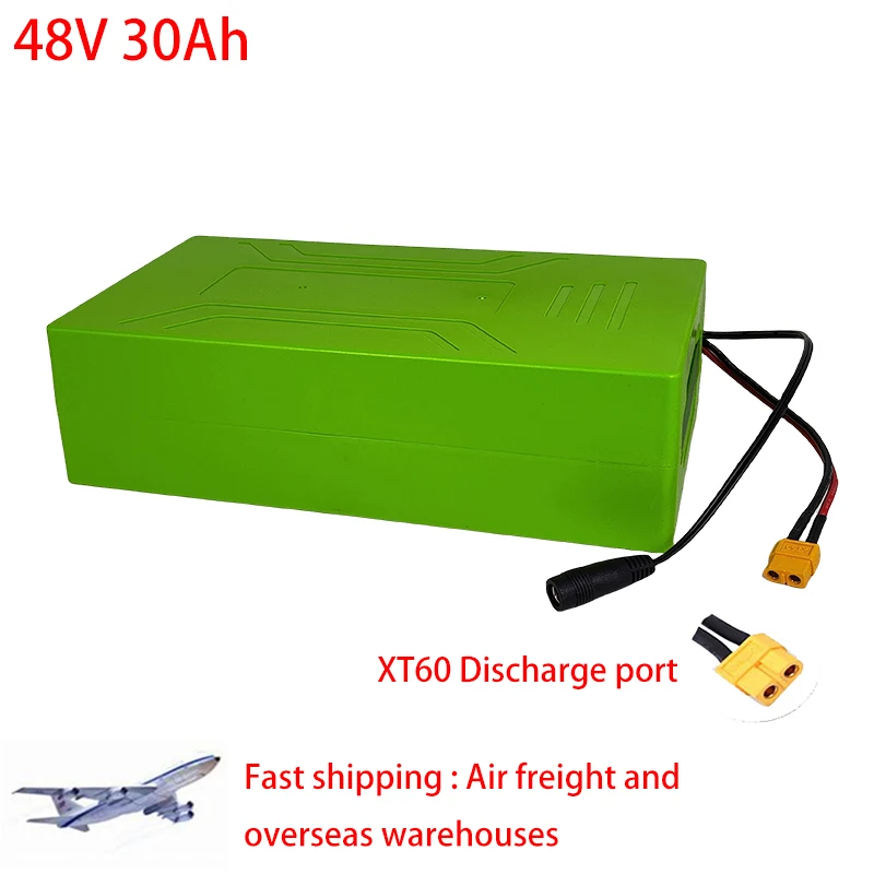 48V waterproof battery 48V 30Ah e-bike battery with 30A BMS for 48V 250W 350W 500W 750W 1000W electric bicycle e-scooter battery