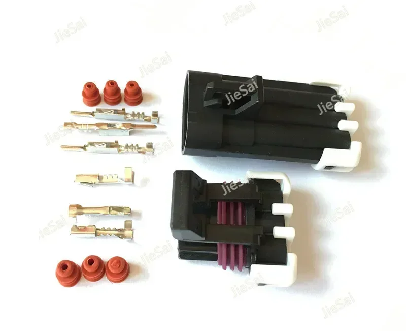 3 Pin 1212961 / 12129615 12110293 Metri-Pack 150 Auto Wire Connector Male Female Front Lamp Plug For CHEVROLET