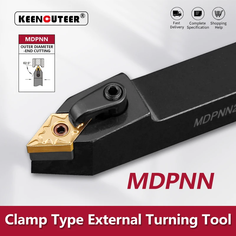 MDPNN1616H11 MDPNN2020K11 MDPNN2020K1504 CNC Lathe Machining MDPNN External Turning Tools Holder Cutting Toolholders