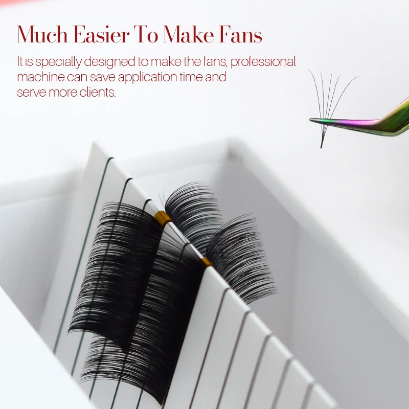 Songlashes Self Fanning Lash Extension Machine Eyelash Extractions Easier Makeup Tool Acrylic Storage Box Lash Fanning Machine