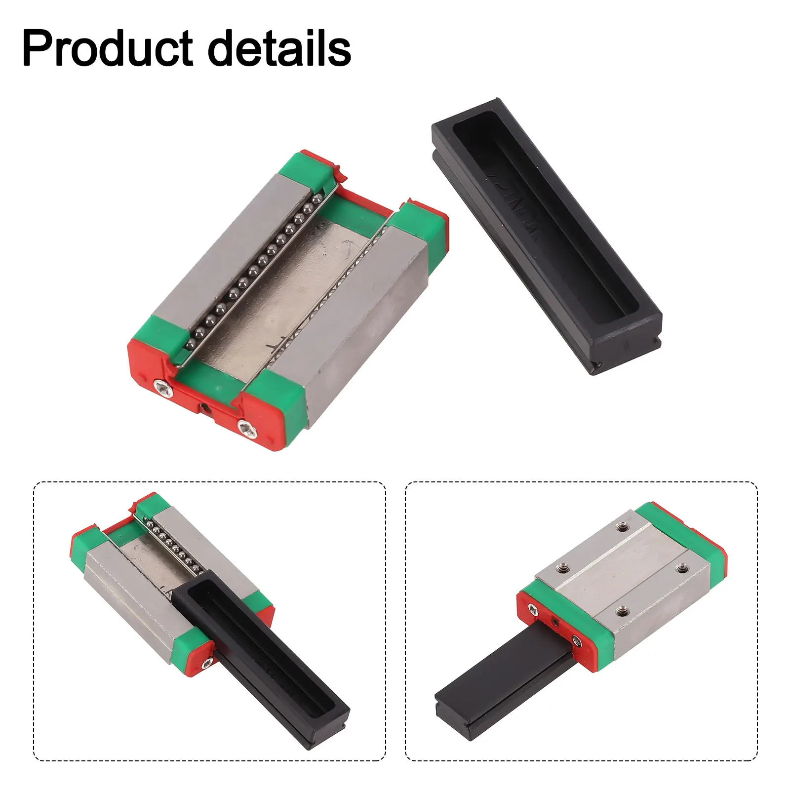Slider Linear for rail Block Carriage Block Silver High Accuracy For Most Automatic Devices For 3D Printer Slider