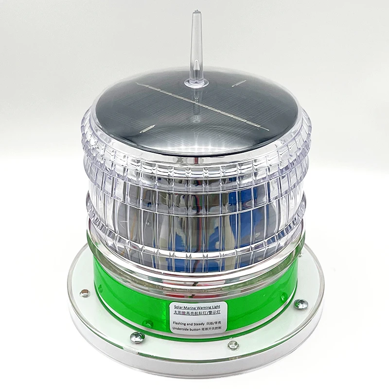 Waterproof Light Control Solar Aviation Obstruction Beacon Light LED Airport Marine Warning Light