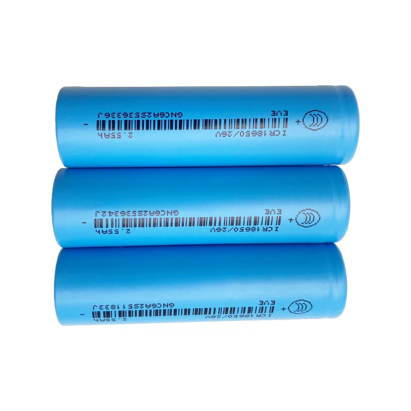 3.7V 2600mAh EVE ICR 18650/26V lithium battery,Brand new original 5C power battery，Real capacity，electric drill，Assemblable cell