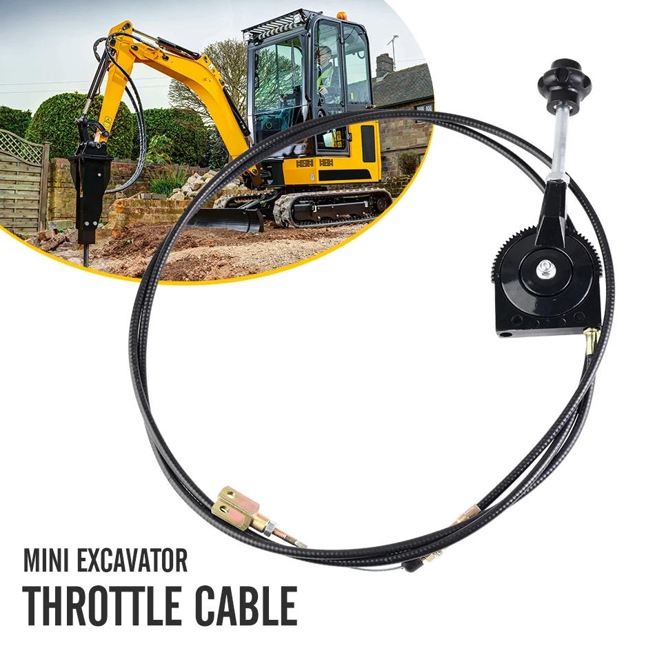 2.5 متر اليد خنق التحكم للحفارة حصادة جرار سفينة السماد مفرشة خنق كابل الجمعية الذاتي قفل المراقب المالي