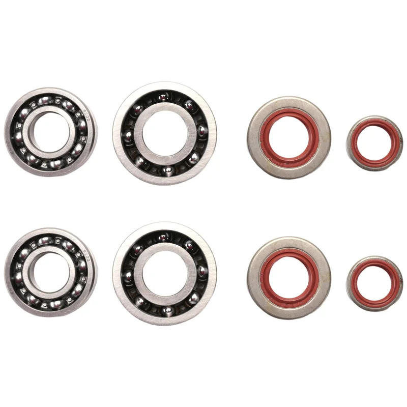 

AS60-4X Crankshaft Crank Bearing Oil Seals Kit For STIHL Ms660 066 Chainsaws Parts Replace 9640 003 1850, 9640 003 1560