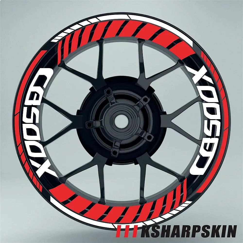 Multiple Color Waterproof Reflective Motorcycle Tire Stickers Decals for HONDA CB500X