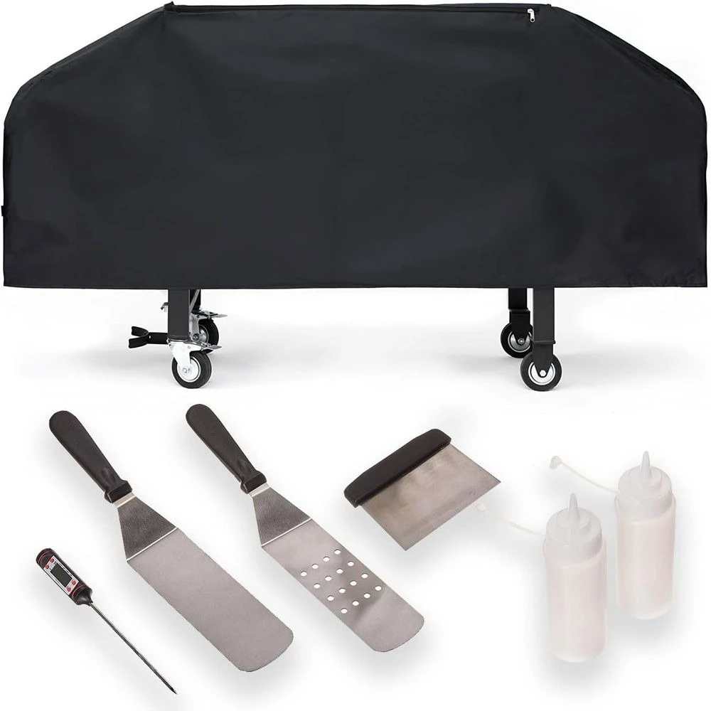 

Heavy-Duty Griddle Cover and 36 Griddle with 6-Piece Tool Set, Essential Accessories Bundle