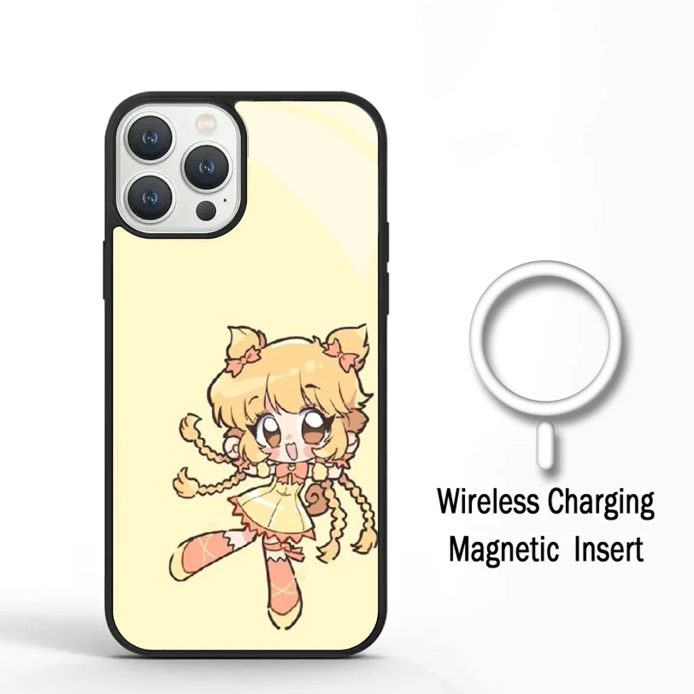 Tokyo Mew Mew Anime Phone Case For IPhone 11 12 13 14 15 Plus Pro Max Mirror Acrylic Cover For Magsafe Wireless Charging